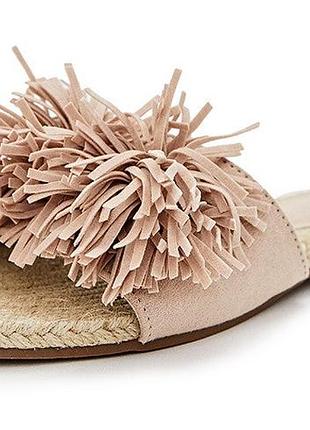 Шлепанцы pretty you london tassle 37 nude (5060526411945)