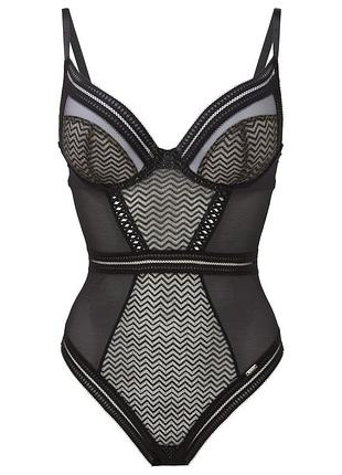 Боди gossard contradiction 20009 80d black silver (5053014912154)