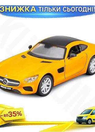 Ku автомодель mercedes-amg gt universal fit bburago 1:32 колекційна металева машинка для дітей та доро uni2l_k