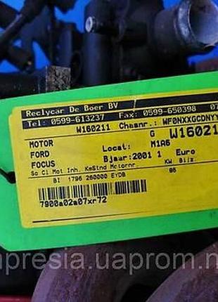 Двигатель ford focus mk1 1.8 16v 115km eydb #260tyskm 8