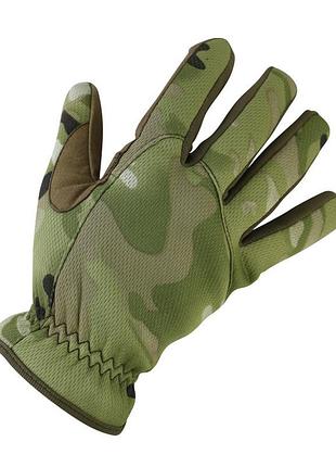 Рукавички тактичні чоловічі захисні демісезонні для зсу kombat uk delta fast gloves s мультикам ku-22