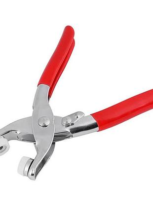 Заклепочник щипці для встановлення кнопок 9.5 мм, блочок, металевий інструмент для одягу та рукоділля