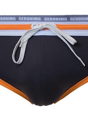Плавки пляжные geronimo 1626s2 мужские стильные быстросохнущие комфортные для моря s 16261/темно серый (3800205816614)
