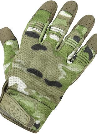 Рукавички тактичні захисні чоловічі демісезонні для зсу kombat uk recon tactical gloves xl мультикам ku-22