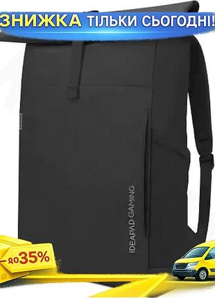 Ku рюкзак для ноутбука universal fit 16" lenovo чорний поліестер для геймерів і студентів рюкзак для к uni2l_k