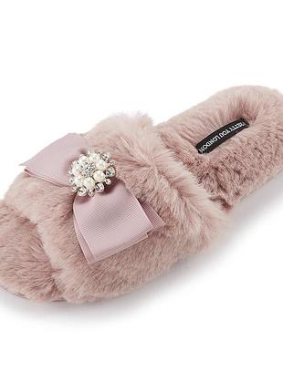 Тапочки женские pretty you london anya pink xl (41-42) розовый (5060526413635)