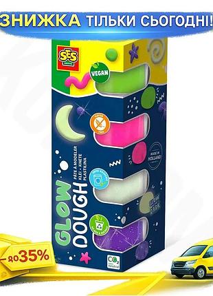 Ku незасихаюча маса для universal fit ліплення feel good dough сяйво 4 кольори безпечна для дітей від uni2l_k