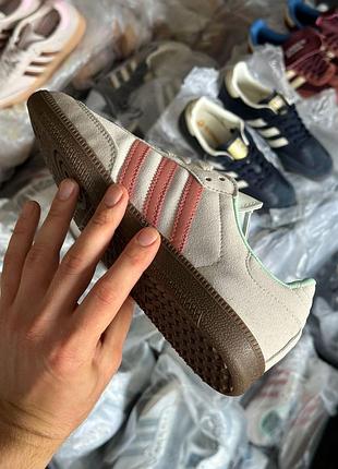 Adidas samba super low suede 'grey peach' 2