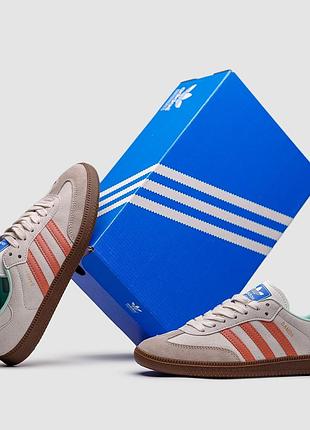 Adidas samba super low suede 'grey peach' 7
