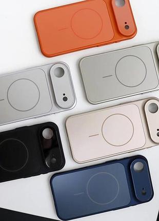Чехол nofelet tpu противоударный magsafe для iphone 16 синий 3