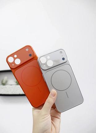 Чехол nofelet tpu противоударный magsafe для iphone 16 синий 6
