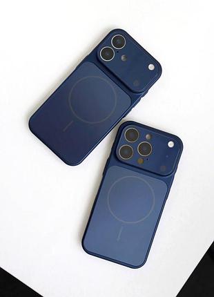 Чехол nofelet tpu противоударный magsafe для iphone 16 синий 9