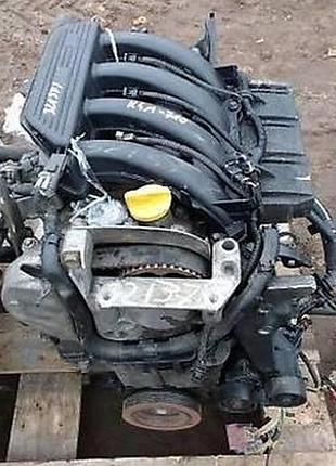 Б/у двигатель для renault megane laguna scenic 1,6 бензин 2