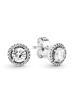 Серьги сияющие 296272cz