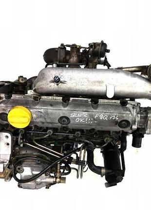 Двигун renault megane 1.9 dti f9q734