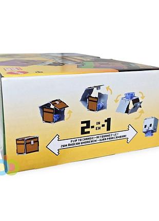 Фигурки-трансформер mattel minecraft flippin figs 2-pack (jcy31) 3