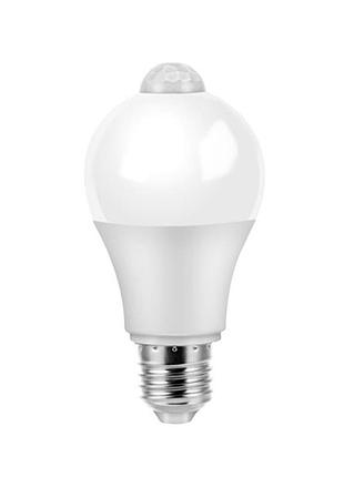 Лампа світлодіодна з датчиком освітленості та руху e27 5вт led-лампа універсальна