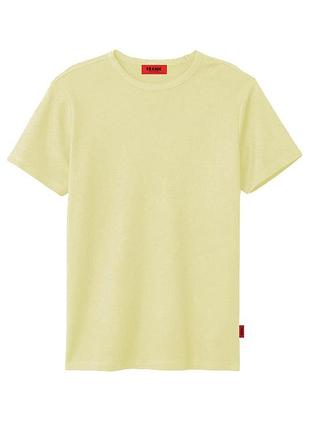 Футболка мужская однотонная john frank jftpi01-yellow-m