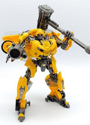 Игрушка робот-трансформер бамблби baiwei tw1025 с аксессуарами 5