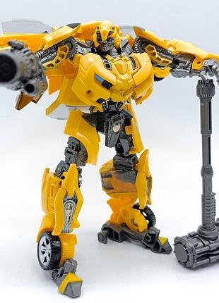 Игрушка робот-трансформер бамблби baiwei tw1025 с аксессуарами 6
