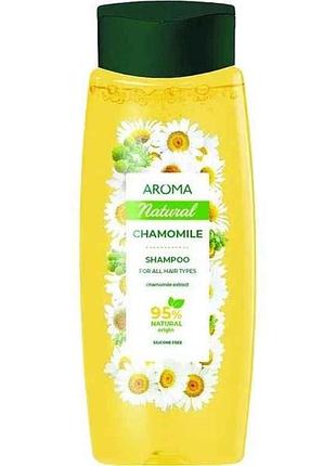 Шампунь 400мл natural ромашка тм aroma