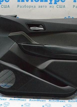 Обшивка двери (карточка) перед прав toyota c-hr 18-23 черная (01)