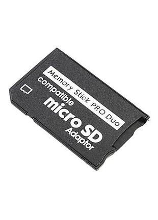 Адаптер microsd tf memory stick pro duo для psp, камер та пристроїв sony