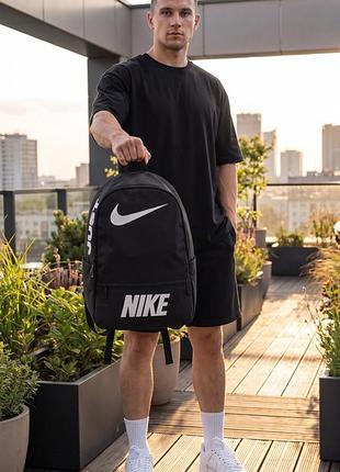 Рюкзак loft черный (большое лого белое) nike