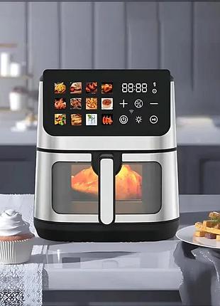 Аэрофритюрница domotec ms-3224 4500w 12l расширенная комплектация лимитированная серия 6