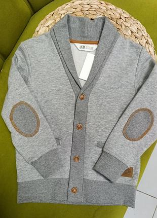 Детская кофта кардиган для мальчика 110-116 см h&m