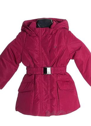 Пуховик tommy hilfiger gj57114445*23 детск. малиновый 74 (98 422)
