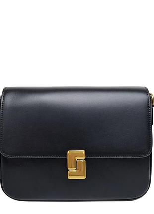 Сумка крос-боді натуральна шкіра чорний арт.8158 black (54)