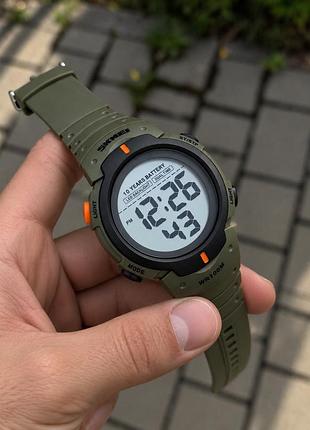 Skmei 1560 green-orange 2