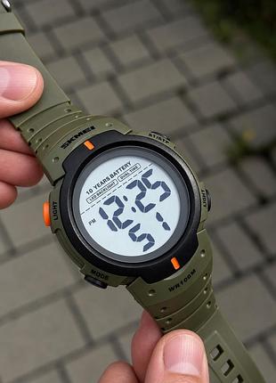 Skmei 1560 green-orange 3