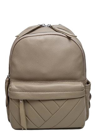 Молодіжний рюкзак натуральна шкіра бежевий арт.8545-1 l.beige (китай)