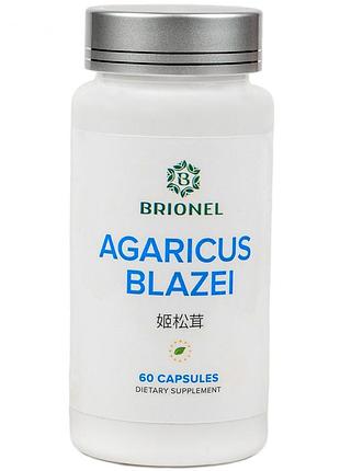 Экстракт гриба агарик брионель, agaricus blazei brionel, 60 капс