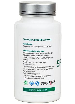 Спирулина, spirulina brionel, 100 кап 2