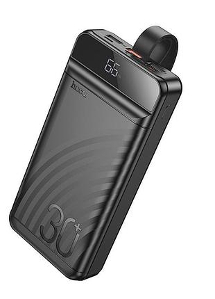 Умб зарядний power bank hoco j123b 30000mah 22.5w+20w чорна