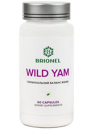 Дикий ямс, нормализация менструального циклу и гормонов, wild yam brionel, 60 кап