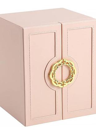Шкатулка casegrace sp-01181 для украшений и ювелирных изделий пятиуровневая 20,7*19,7*25cm pink