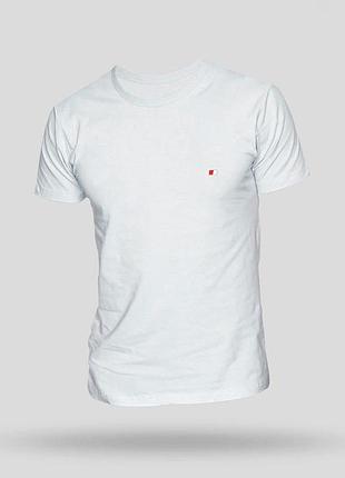 Футболка белая мужская john frank jftba01-white-s