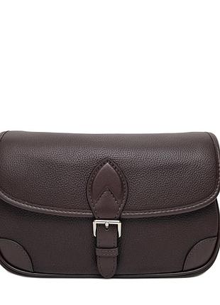Невелика модна сумка жіноча натуральна шкіра коричневий арт.33012 brown (54)