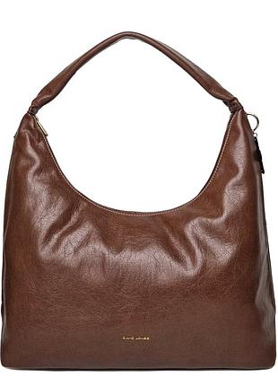 Сумка-мешок экокожа коричневый арт.cm8691 l.brown davidjones франція