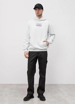 Мужское худи stone island l 4