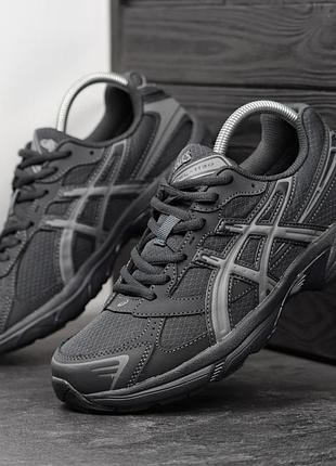 Мужские кроссовки демисезонные asics gel-1130 gore-tex termo черные качественные водостойкие кроссы термо на осень зиму асикс гель