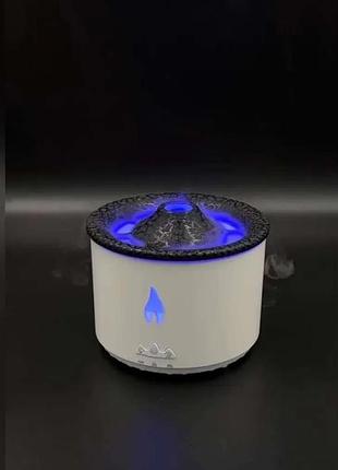Ароматичний дифузор volcano fire flame, аромотерапія, зволожувач повітря, 2 кольори пульт jellyfish mist flame volcano home top 3
