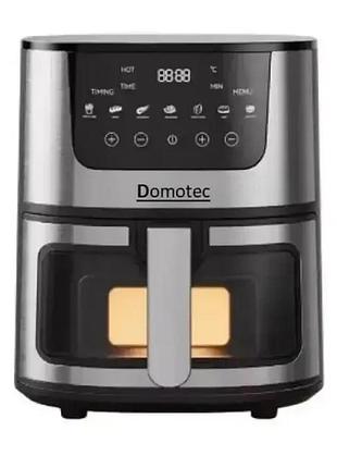Аэрофритюрница domotec ms-3221 12 литров мощностью 3500w, два тена top shop ua_