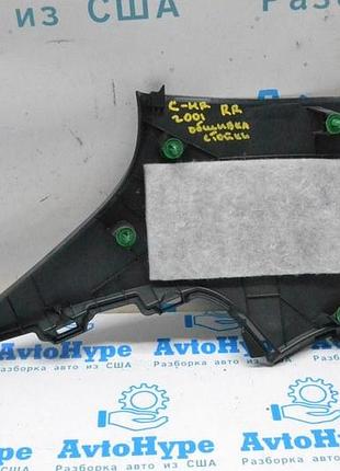 Накладка задней стойки верх правая toyota c-hr 18-23 черная