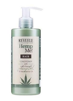 Кондиционер для восстановления волос revuele hemp me! hair conditioner с маслом конопли 250 мл daily skin care