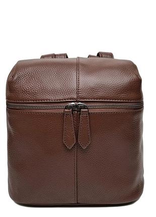 Женский рюкзачок натуральная кожа коричневый арт.8598 brown (китай)